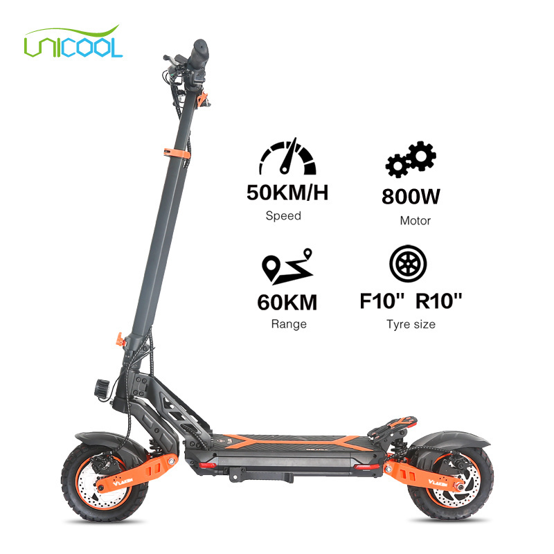 Unicool Unigogo 10 Inch Pneumatic Rubber Tire Cheap Scooter Full Electric Bike Bicycle For Adults Big Wheels