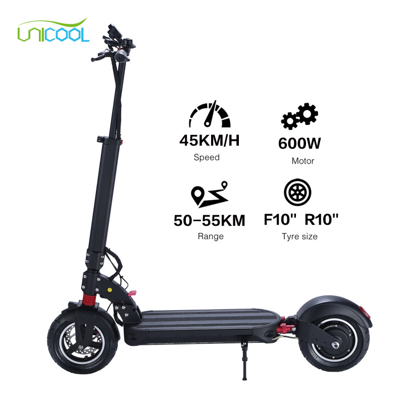 Unicool 10 inch 52v 1000w electric scooter zero foldable 2 wheel city powerful fast e elektrische step for adult