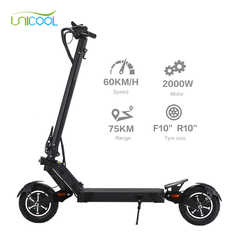 Unicool OEM 2000w Forged Aluminum E Scooter Max Speed 60km/h Off Road Electric Scoter for Adults