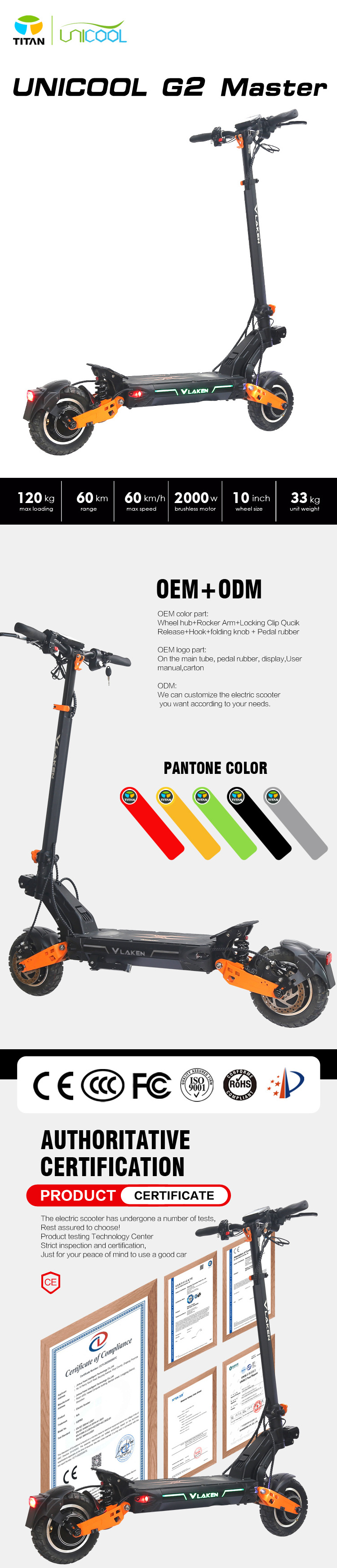 Low Price Electric Scooter Hydraulic Brake China Wholesale Wide Wheel Electric Scooter Wholesale Price Electric Scooters 2000w