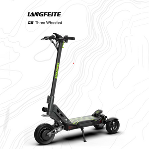 Langfeite New Arrival 18650 Lithium Battery 48V 15AH 800W Outdoor Drift 3 Wheel Electric Scooter for Adult