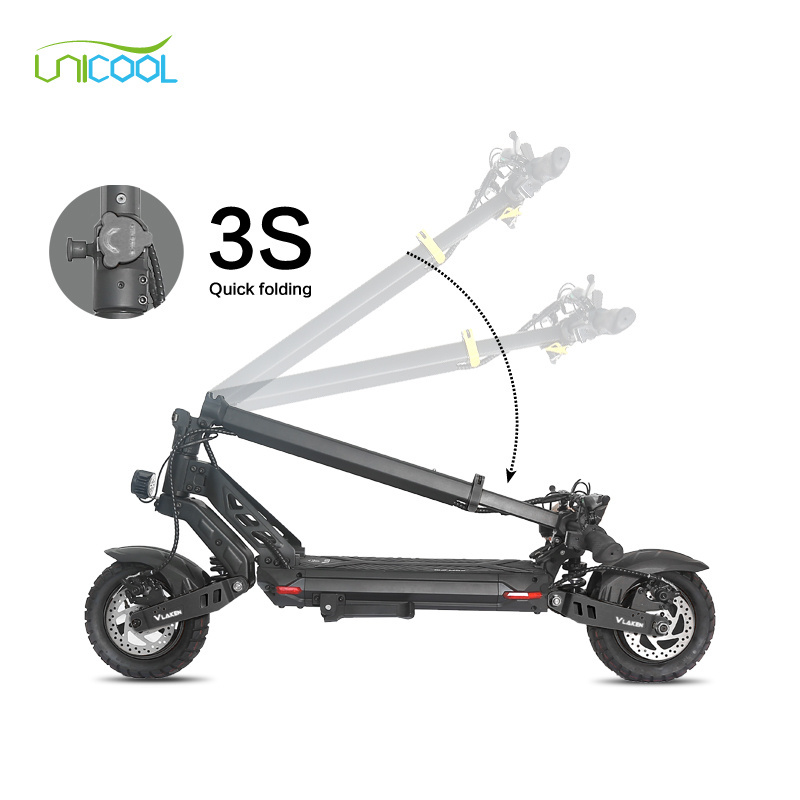 Unigogo Electric Scooter Eu Warehouse Dual Motor Patinete Electrico Trontinet Electric Dual Motor Electric Scooters Kugoo G2 Max