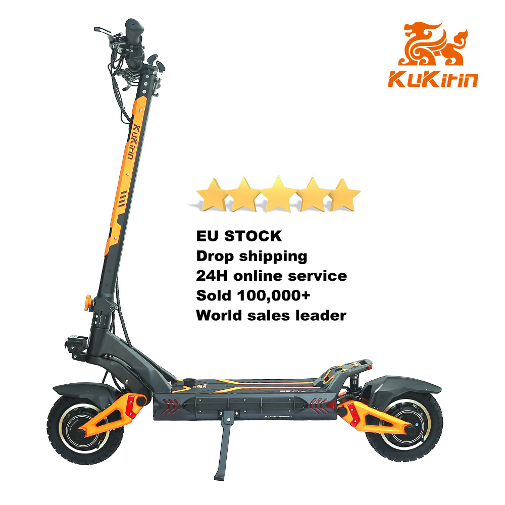 Unicool KuKirin G3 Pro Elektrikli Scooter Dual Motor 2400W 65KM/H Adult Fast Electric Scooter With Removable Battery