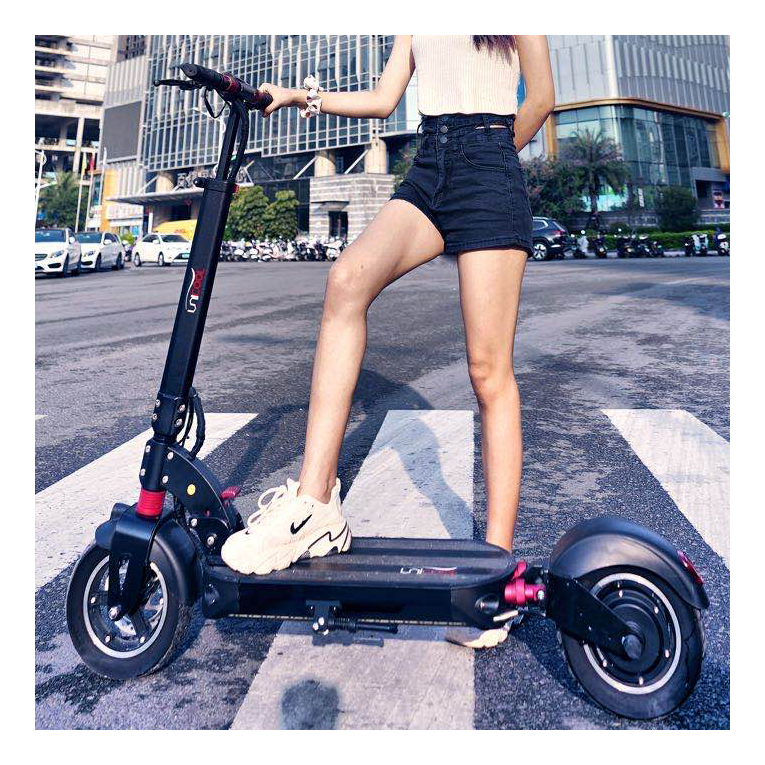 Unicool 10 inch 52v 1000w electric scooter zero foldable 2 wheel city powerful fast e elektrische step for adult