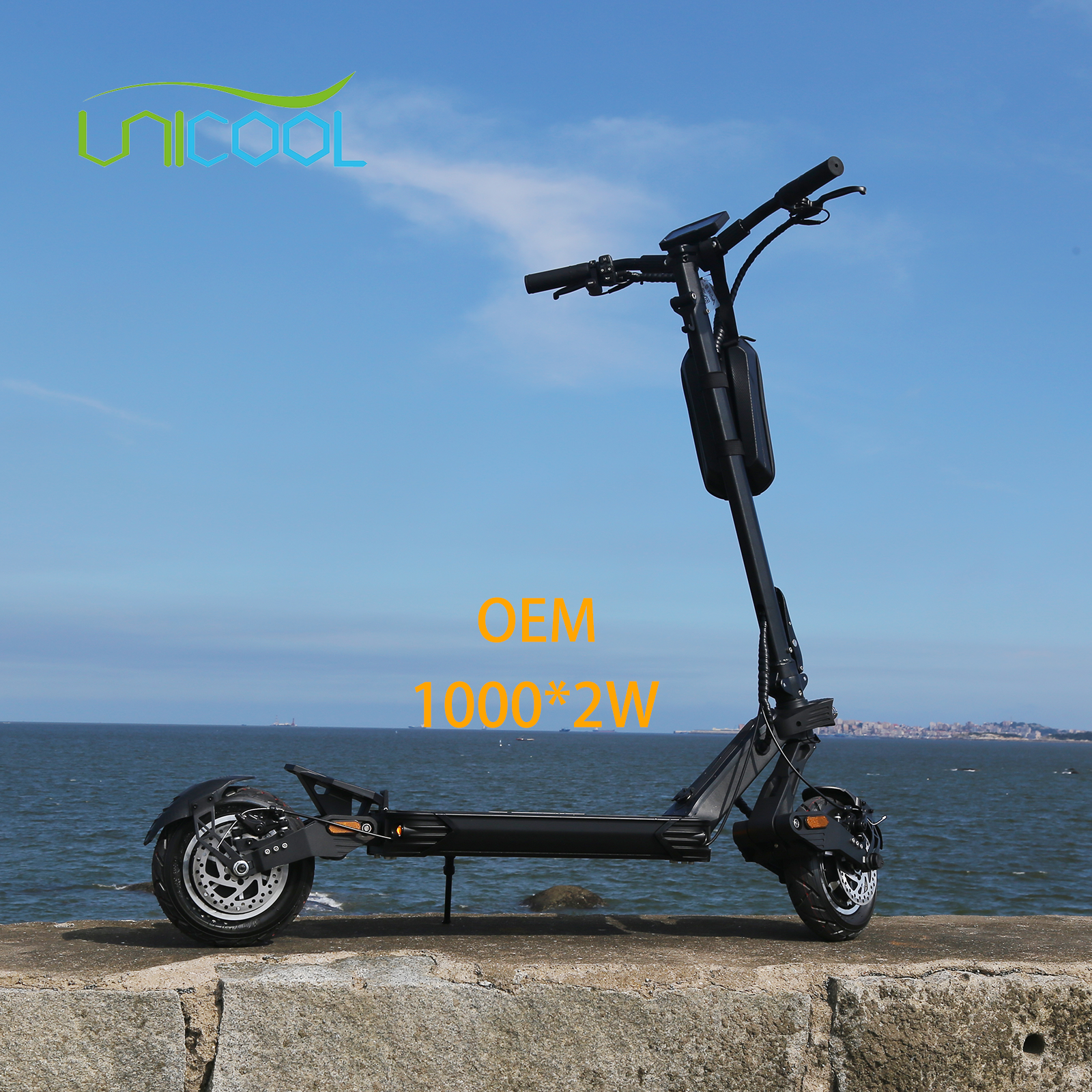 Unicool OEM 2000w Forged Aluminum E Scooter Max Speed 60km/h Off Road Electric Scoter for Adults