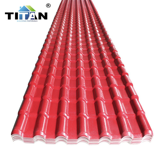 tejas pvc ASA Synthetic Resin Roof Tiles Corrugated PVC Shingle Tile UPVC Plastic Roofing Sheets