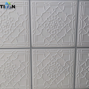 House Interior 3D Ceiling Tiles Decorative 3D Pvc 24 X 24 Ceiling Panels