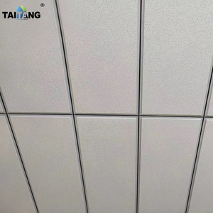 12Mm High Nrc Ceiling Tiles 600 X 1200 Tegular Edge Acoustic Mineral Fiber Drop Black Ceiling Tiles