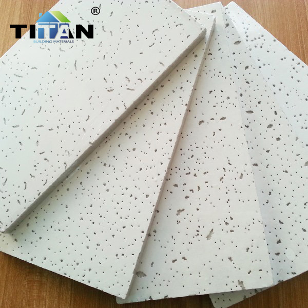 12Mm High Nrc Ceiling Tiles 600 X 1200 Tegular Edge Acoustic Mineral Fiber Drop Black Ceiling Tiles