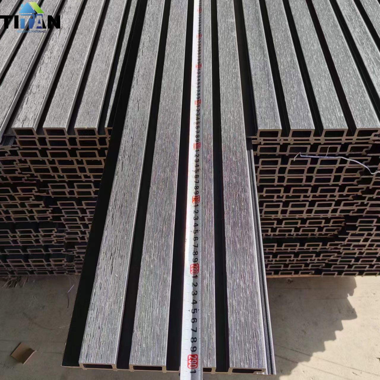 Charcoal Sheet Paneles De Pvc Pared Lambrin Pvc Exterior Wall Panel Wallboard Fluted Wood Panel Wall