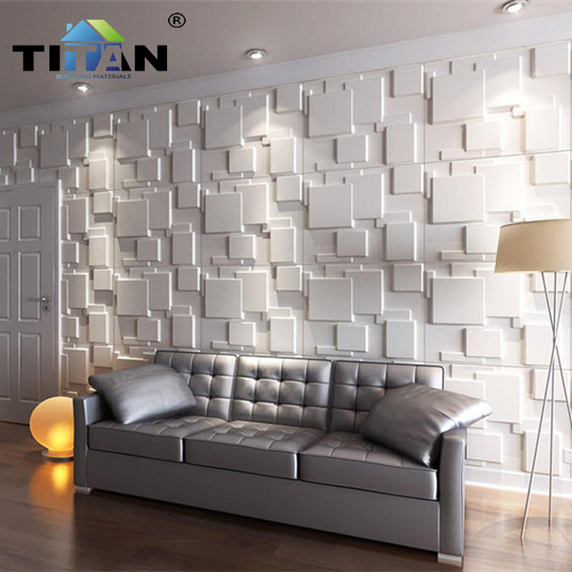 PVC material vinyl wallpaper 3d wall panel for bathroom decoration