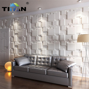 PVC material vinyl wallpaper 3d wall panel for bathroom decoration