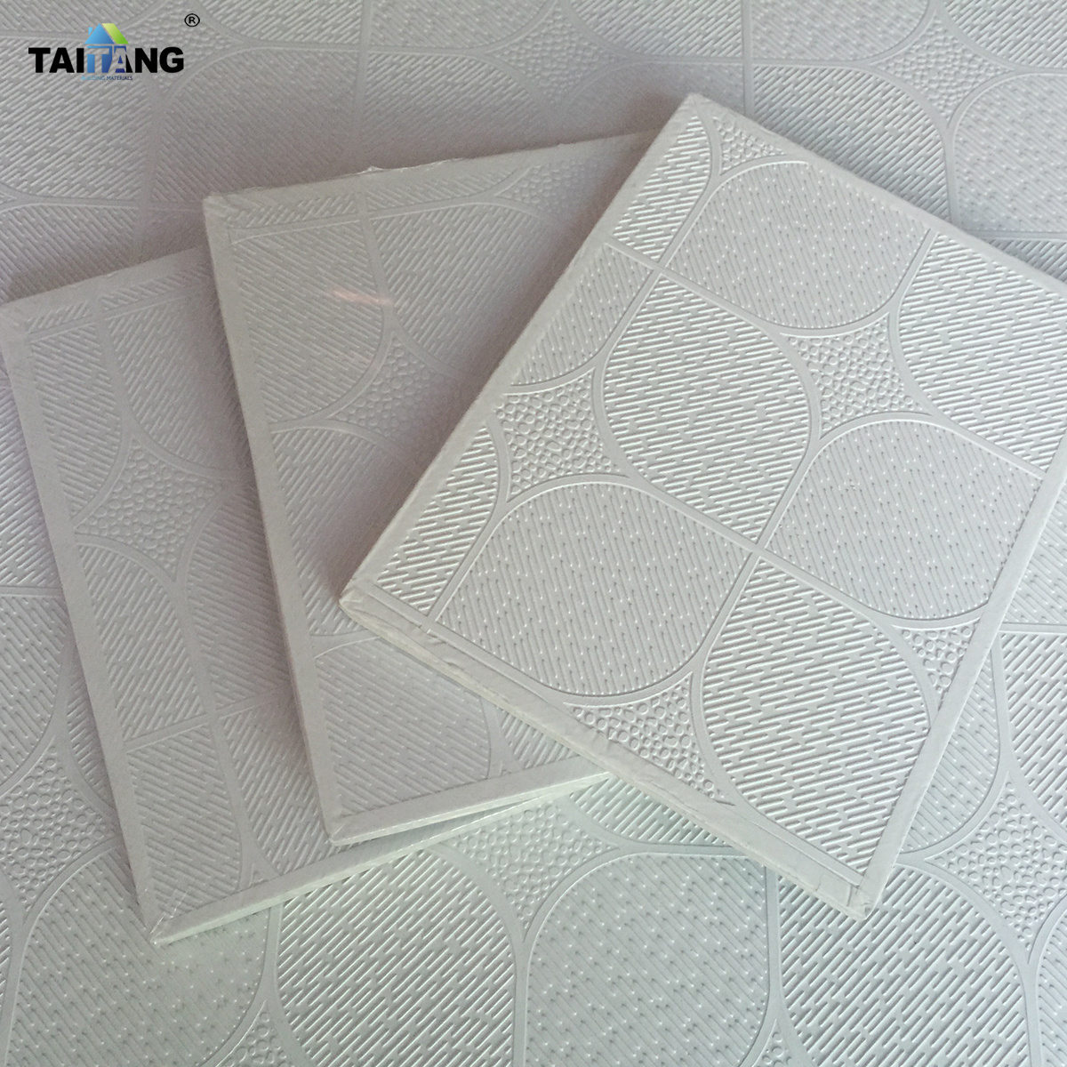 Faux Plafond Azulejos De Techo De Yeso De Pvc 60X60 False Gypsum Ceiling Board Plaster Ceiling Tile