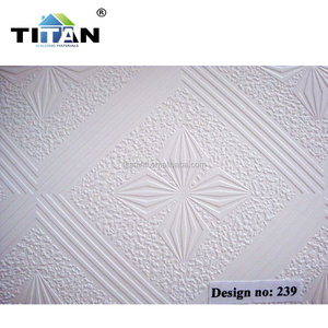 Square Ceiling Tiles 60*60 Decorative Drop Plasterboard Plafond Pvc Gypsum Board Suspended Ceiling Panel