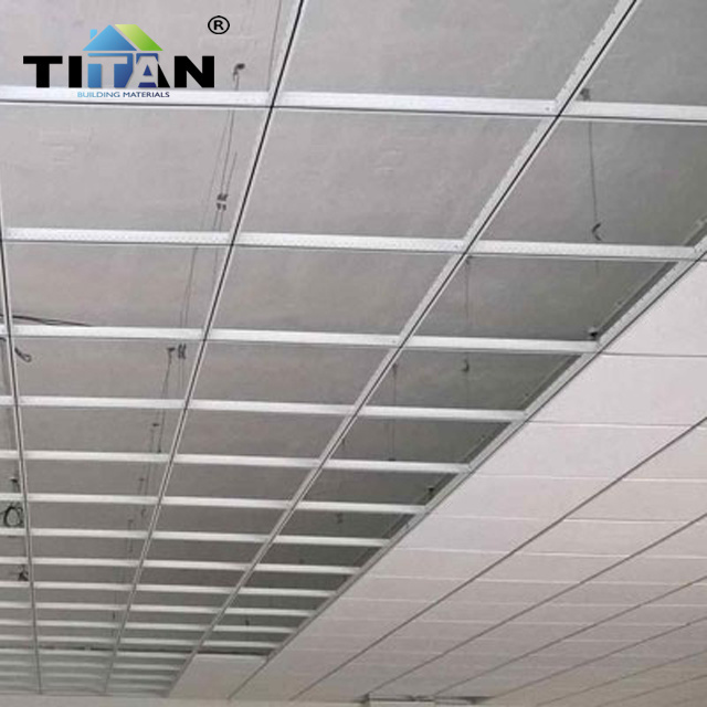 2x4 Suspended False Ceiling Board Design Acostics Mineral Fiber Drop Black Ceiling Tiles For Hospital