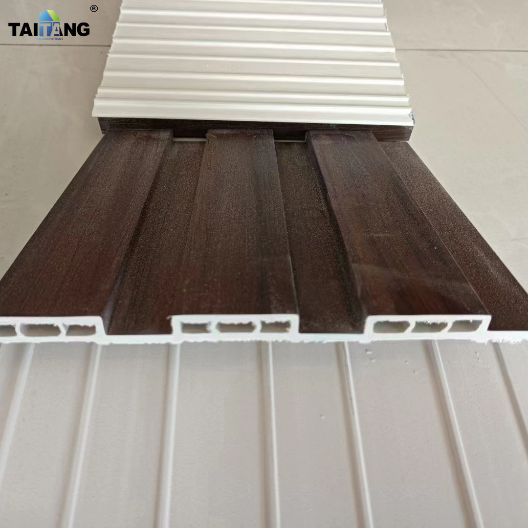 Wpc Pvc Decorative Interior Wall Covering Plastic Cladding Wpc Wood Wall Panel