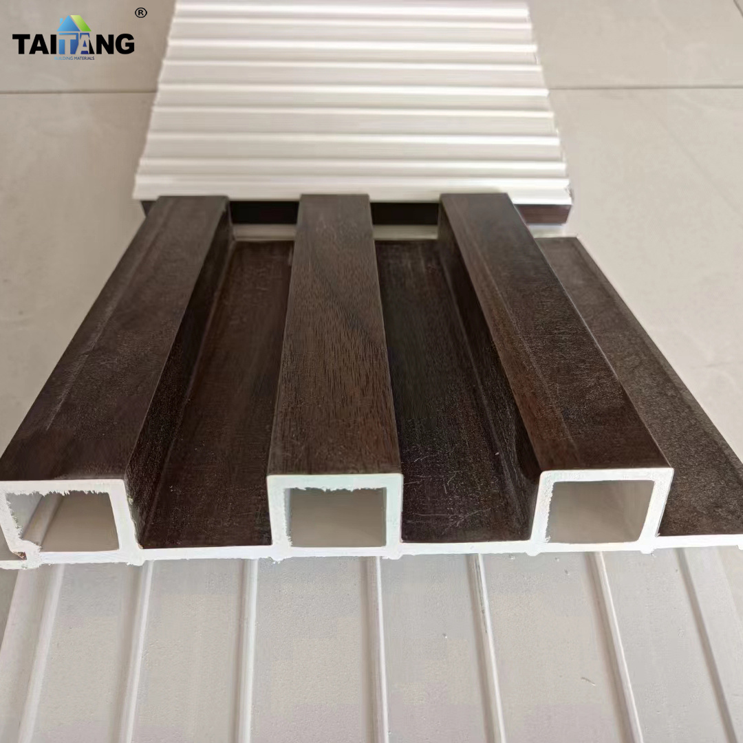 Customized Wpc Wall Panel Grille Panel Wpc Lambrin 16Cm Wall Panel Flat Series