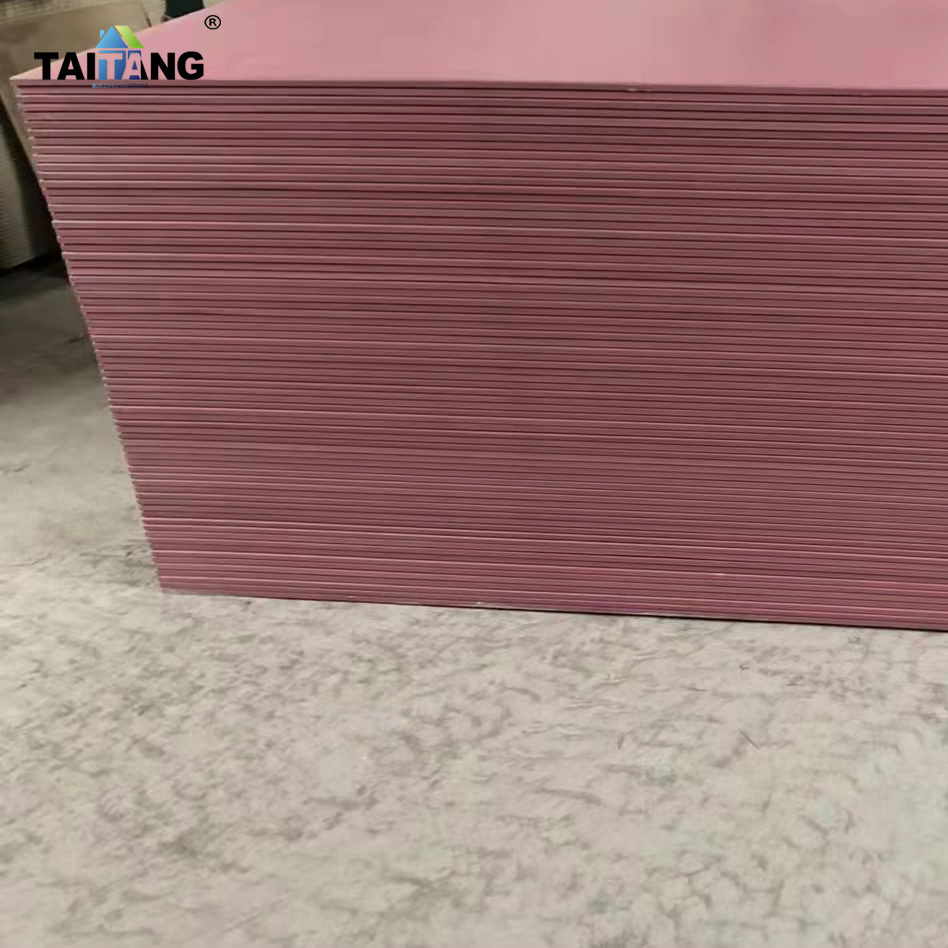 Pink Drywall Laminas Draywall De 3/8 Drywall Gypsum Board Wall 15Mm