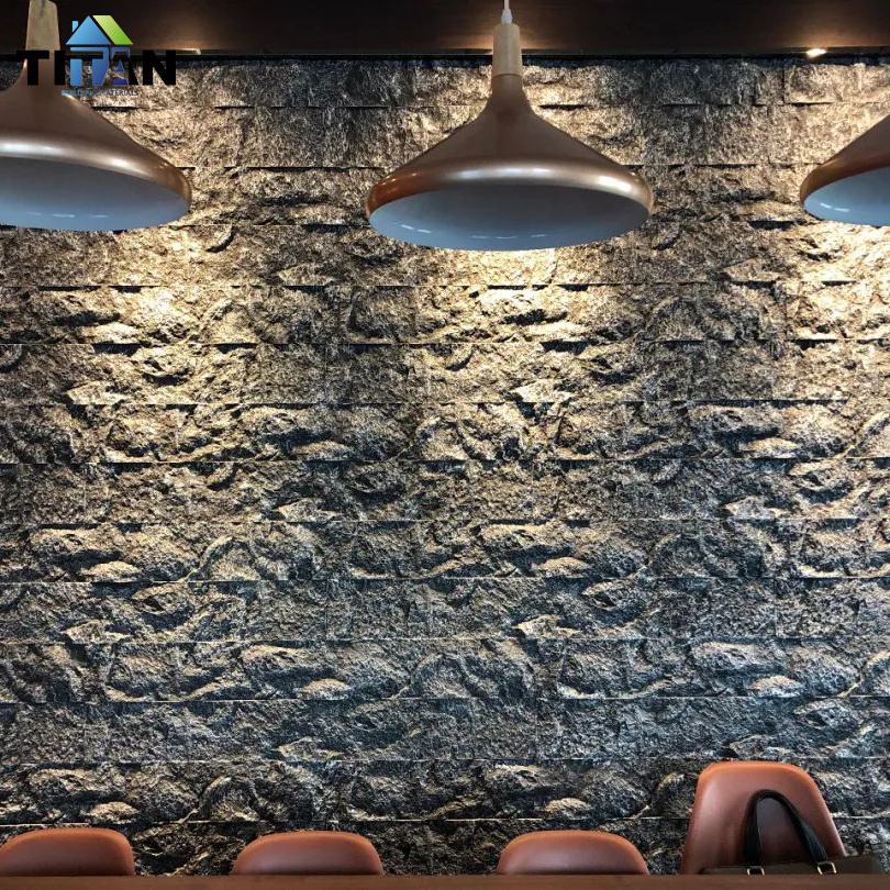 PU Stone Polyurethane Artificial Stone Cultural High Pressure Pu Stone Panels 8Mm External Wall Siding