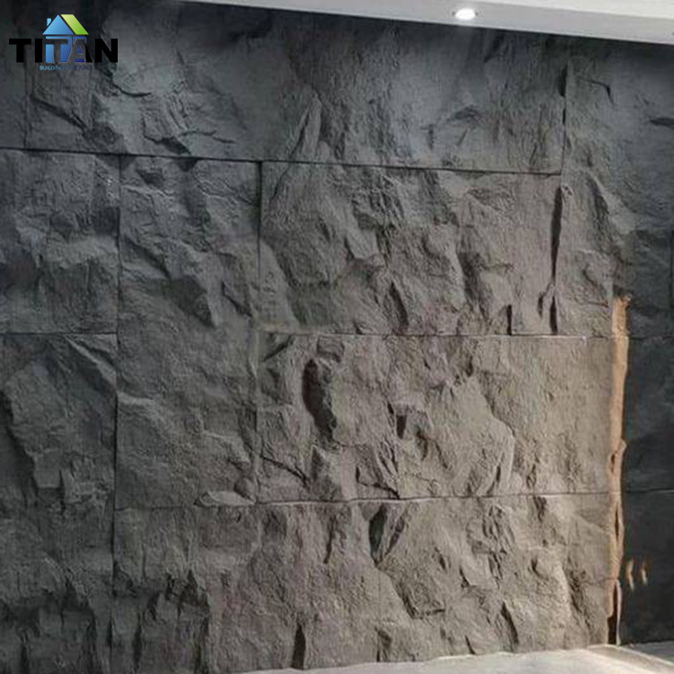 PU Stone Polyurethane Artificial Stone Cultural High Pressure Pu Stone Panels 8Mm External Wall Siding