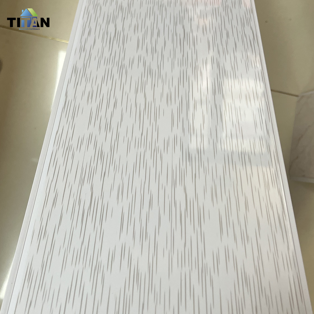 South Africa Modern Pvc Cielo Falso Gold Pvc Ceiling Panels 6M For Modern Houses Pvc Ceilings