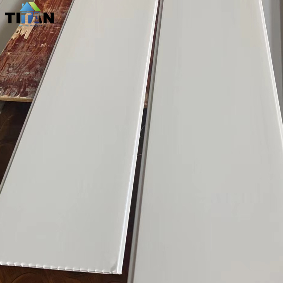 200*7.5mm Panama Wood Affect Pvc Wall Panel Plain Ceiling Wooden Pared Panel Pvc