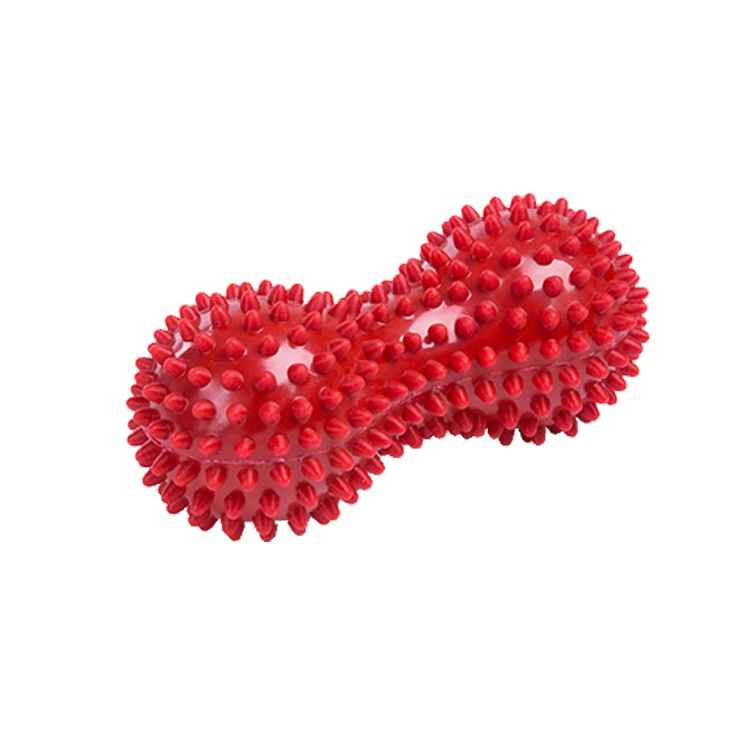 High Quality PVC Material Peanut Shape Fitness Spiky Massage Ball