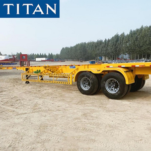 TITAN bomb cart 40ft skeleton/skel/skeletal container transport semi trailer for sale