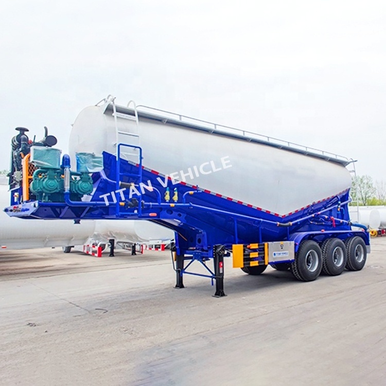 3 Axle 40 CBM Dry Bulk Cement Tanker Trailer Truck Cement Bulker for Sale