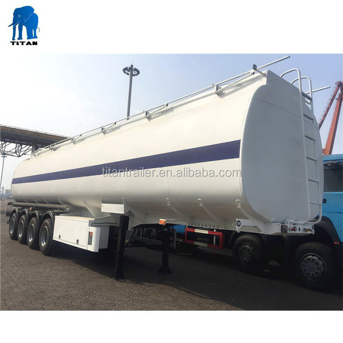 TITAN tri-axle 45000 liters petrol trailer tanker for sale