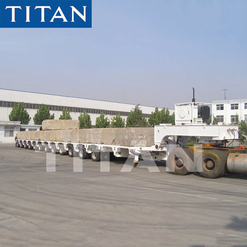 TITAN 300-400T Hydraulic Modular SPMT hydrostatically powered modular transporters with 400 ton 500ton capacity