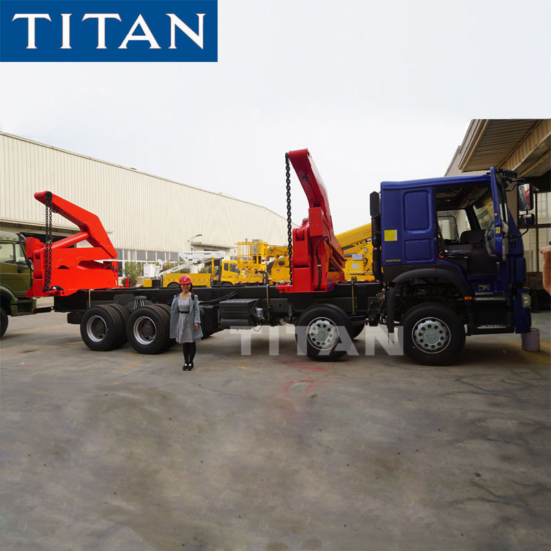 Titan 20FT Container Self Loading Side Loader Truck for Container Lift