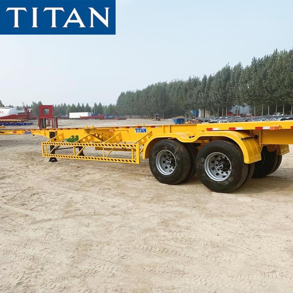 45ft terminal chassis trailer yard chassis container chassis trailers 40ft bomb cart terminal semi trailers