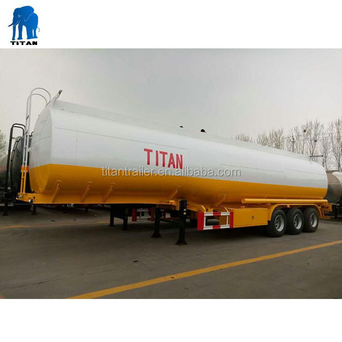 TITAN tri-axle 45000 liters petrol trailer tanker for sale