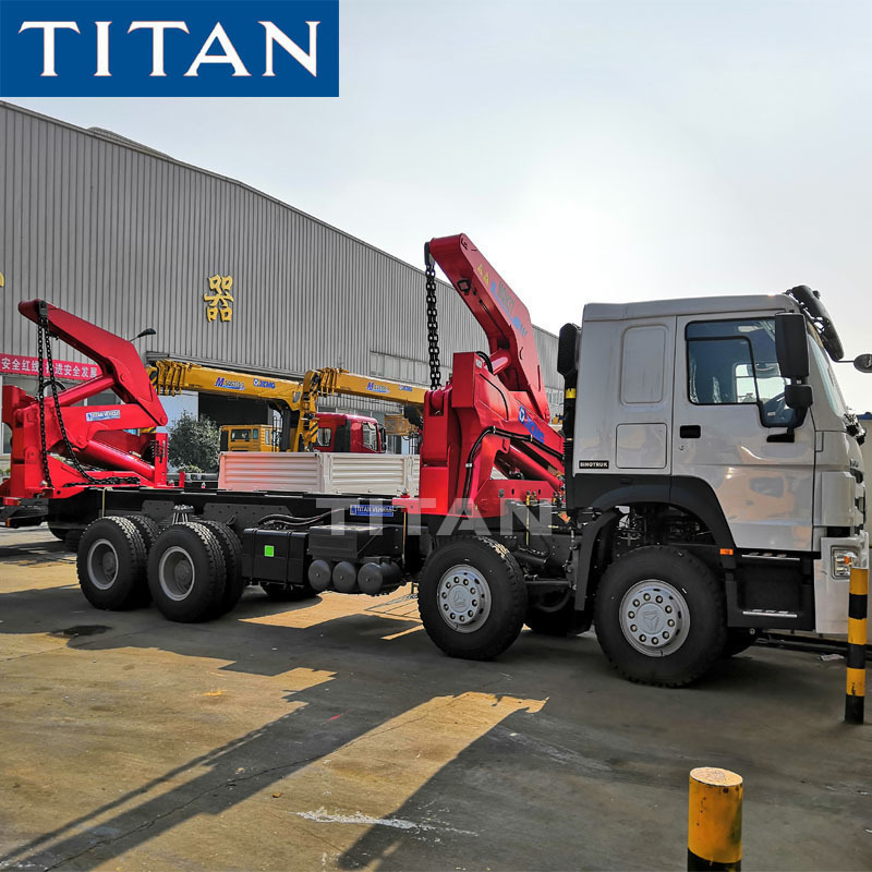 Titan 20FT Container Self Loading Side Loader Truck for Container Lift