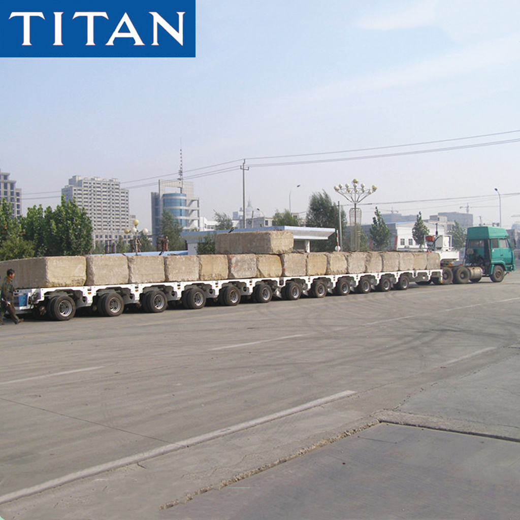 TITAN 300-400T Hydraulic Modular SPMT hydrostatically powered modular transporters with 400 ton 500ton capacity