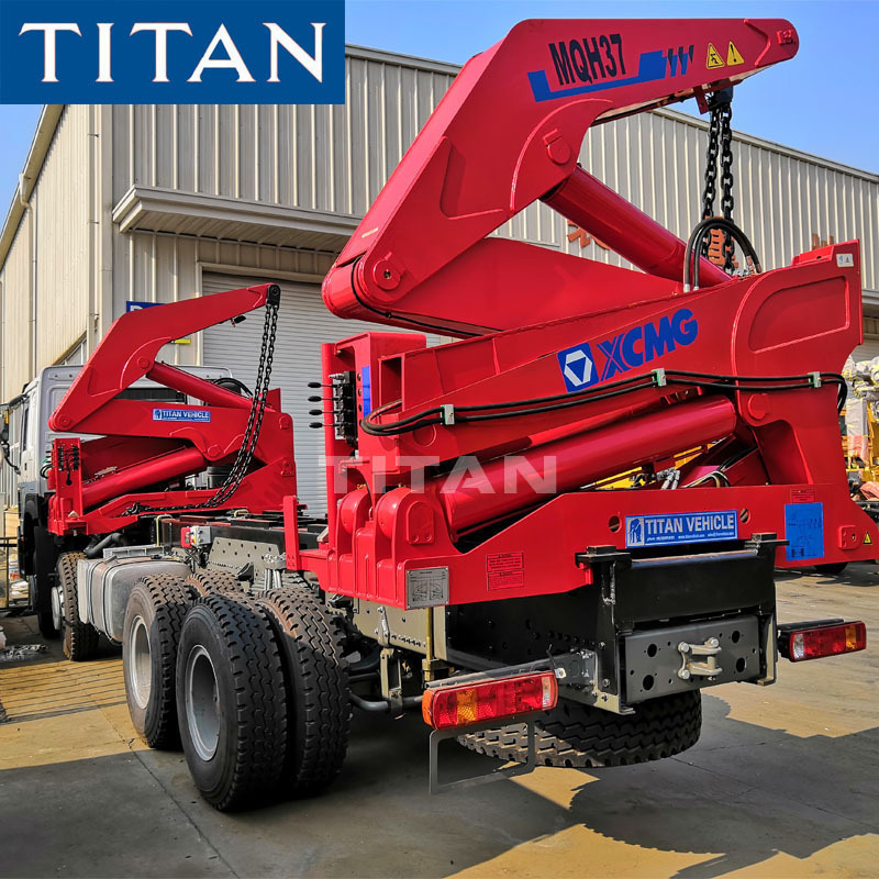 Titan 20FT Container Self Loading Side Loader Truck for Container Lift