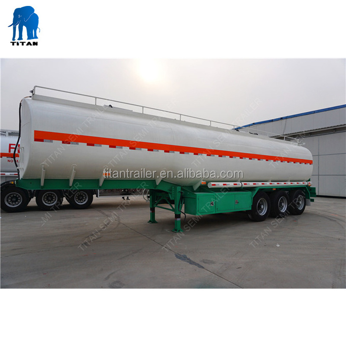 TITAN tri-axle 45000 liters petrol trailer tanker for sale