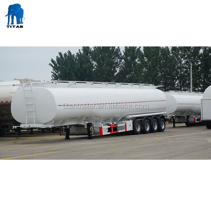 TITAN tri-axle 45000 liters petrol trailer tanker for sale