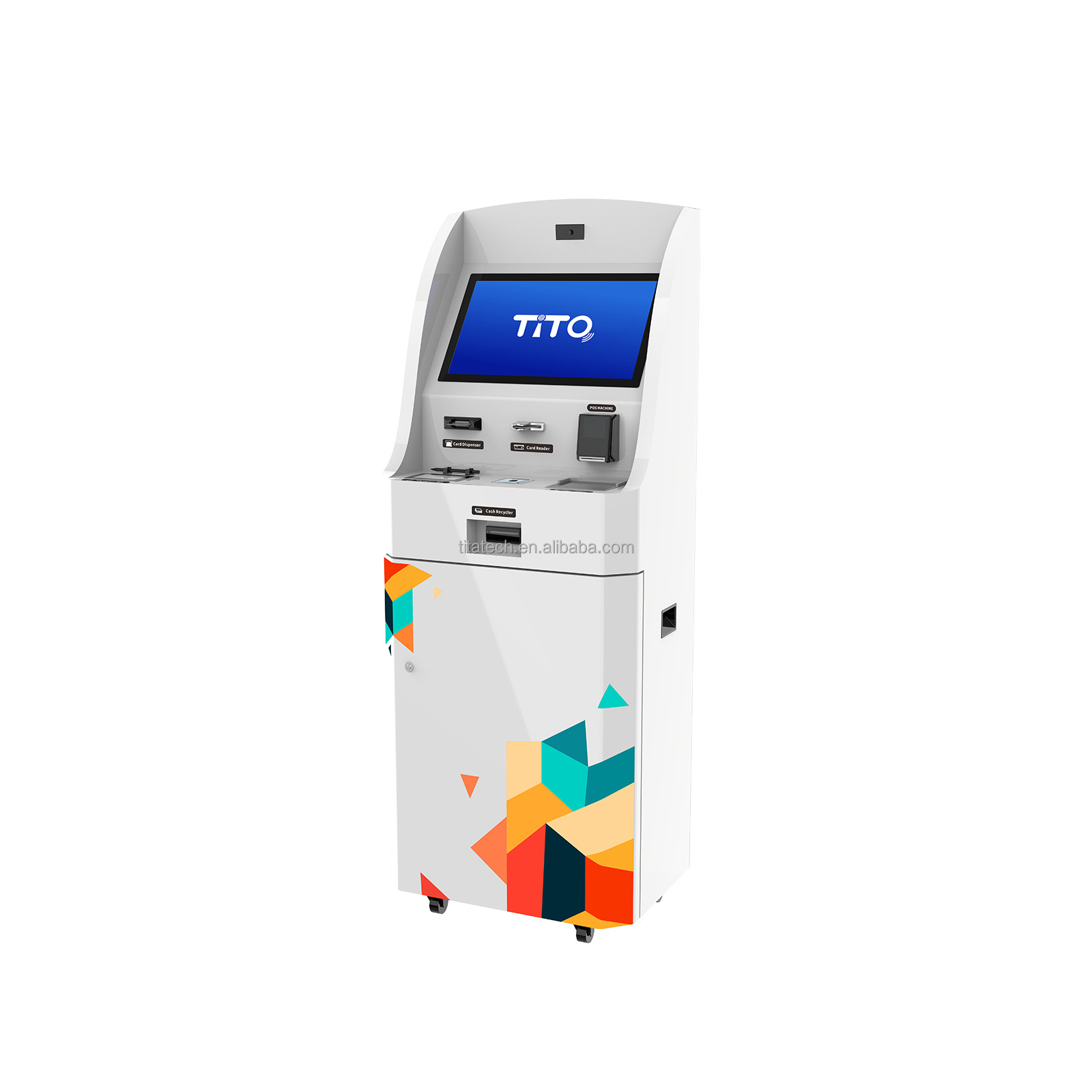 Self Service Telecom Sim Card Vending Kiosk Card dispenser kiosk cash desposit machine cash recycler crypto kiosk