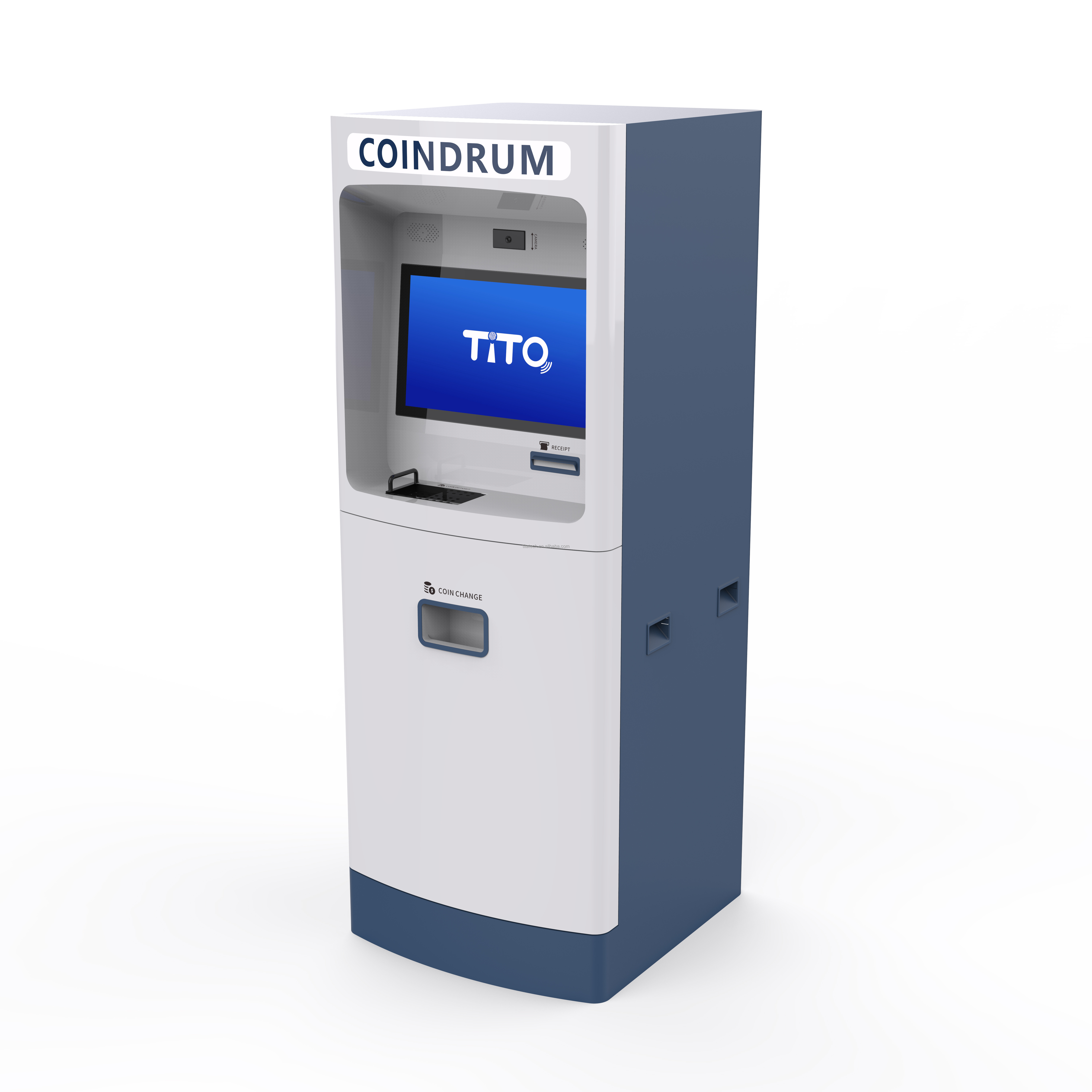 Self Service Coin Deposit ATM Machines Coin Counter Dispenser Cash Change Payment System