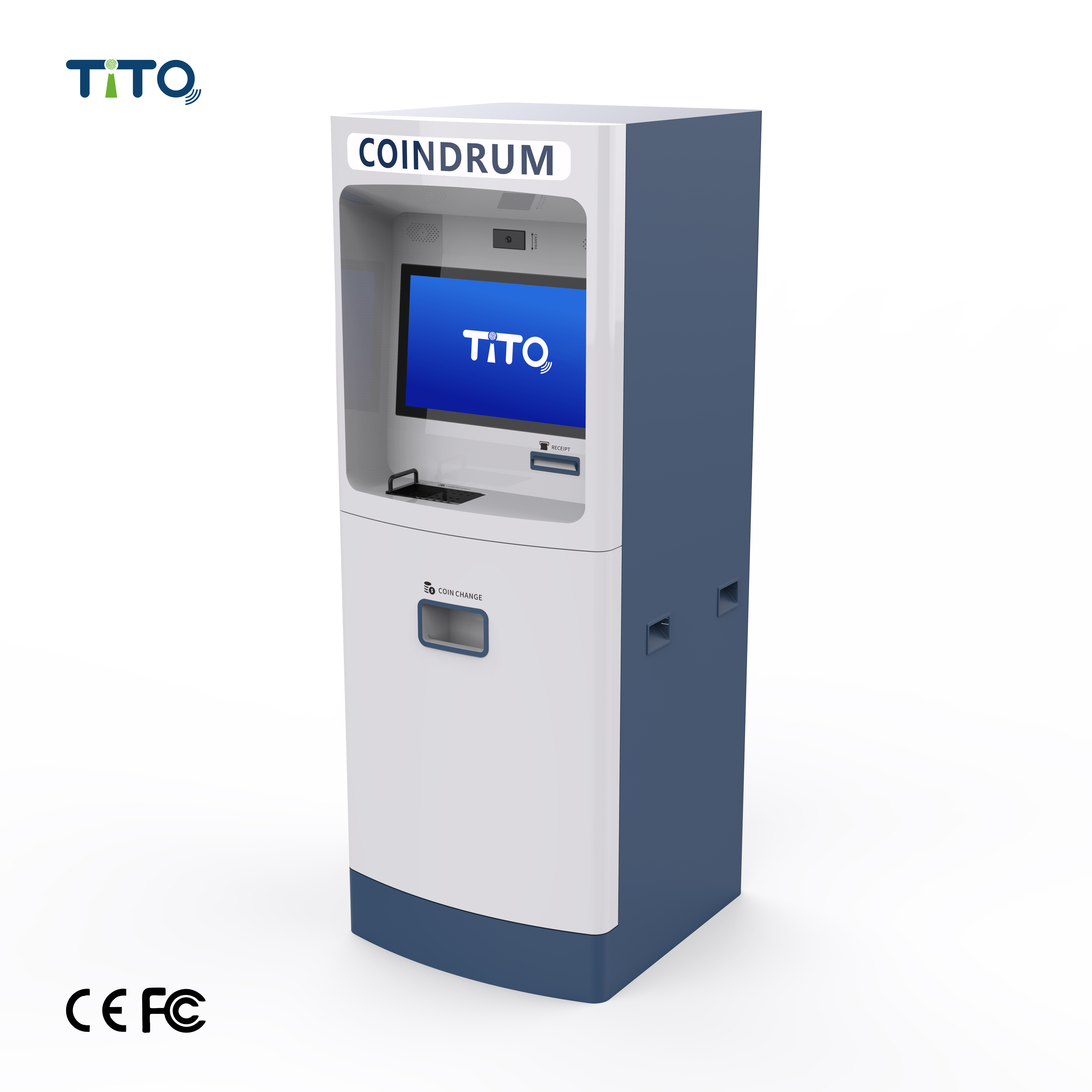 Self Service Coin Deposit ATM Machines Coin Counter Dispenser Cash Change Payment System