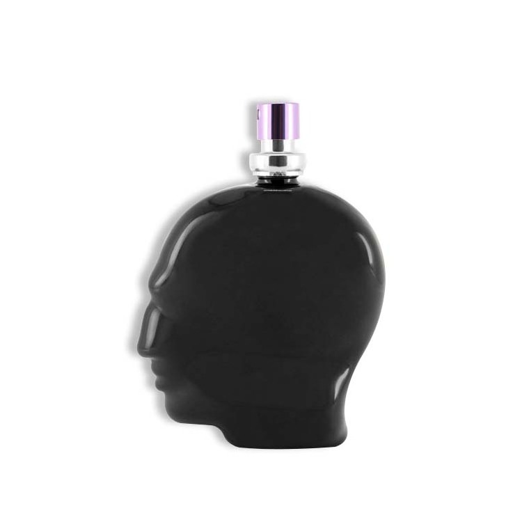 Skull Perfume Bottle 55ml Black Head Glass Perfume Bottle