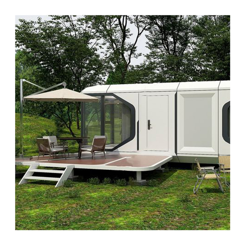 Customize cheap prefab homes Capsule House Outdoor Modern Popular Modern Pod House Space Capsule Style Prefabricated House