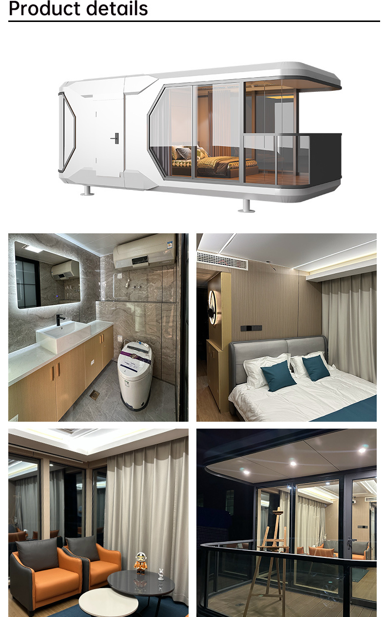 Prefab House Space Capsule Bed Cabin Hotel Container Home Sleep Pod ...