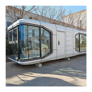 Customize cheap prefab homes Capsule House Outdoor Modern Popular Modern Pod House Space Capsule Style Prefabricated House