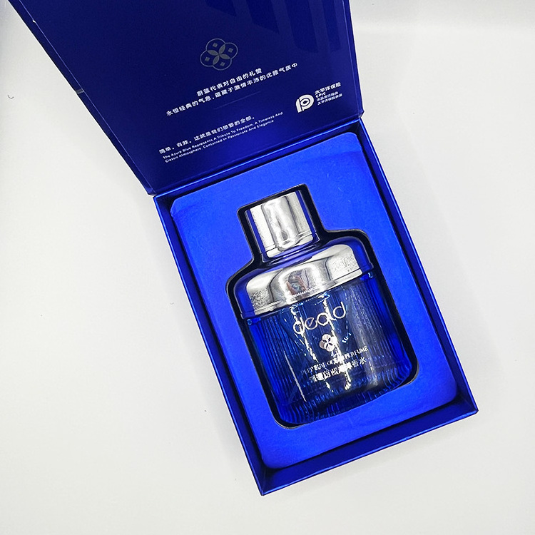 Designer Blue Perfume Long Lasting Ocean Fragrance Glass Bottle Carton Packing Spray Natural Cologne Original Male WOODY Fresh