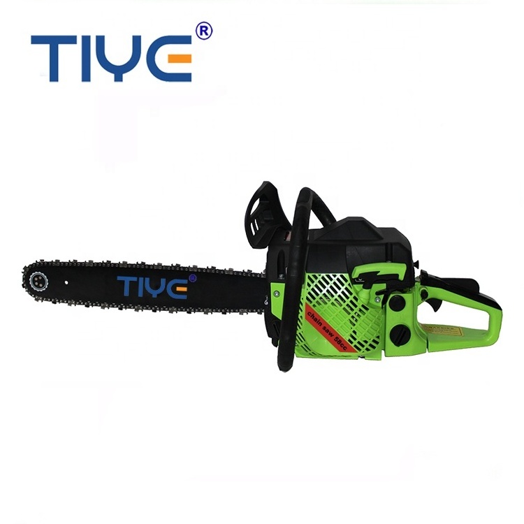 Gasoline chain saw 58cc gas chainsaw motosserra