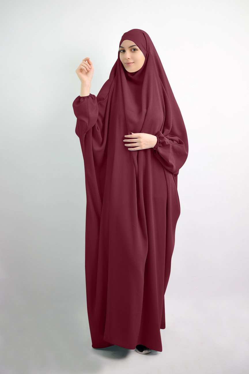 Eid Fashion Hooded Dresses Prayer Long Abaya Khimar Dresses Full Covered Muslim Clothing Vintage ODM Summer Niqab Women