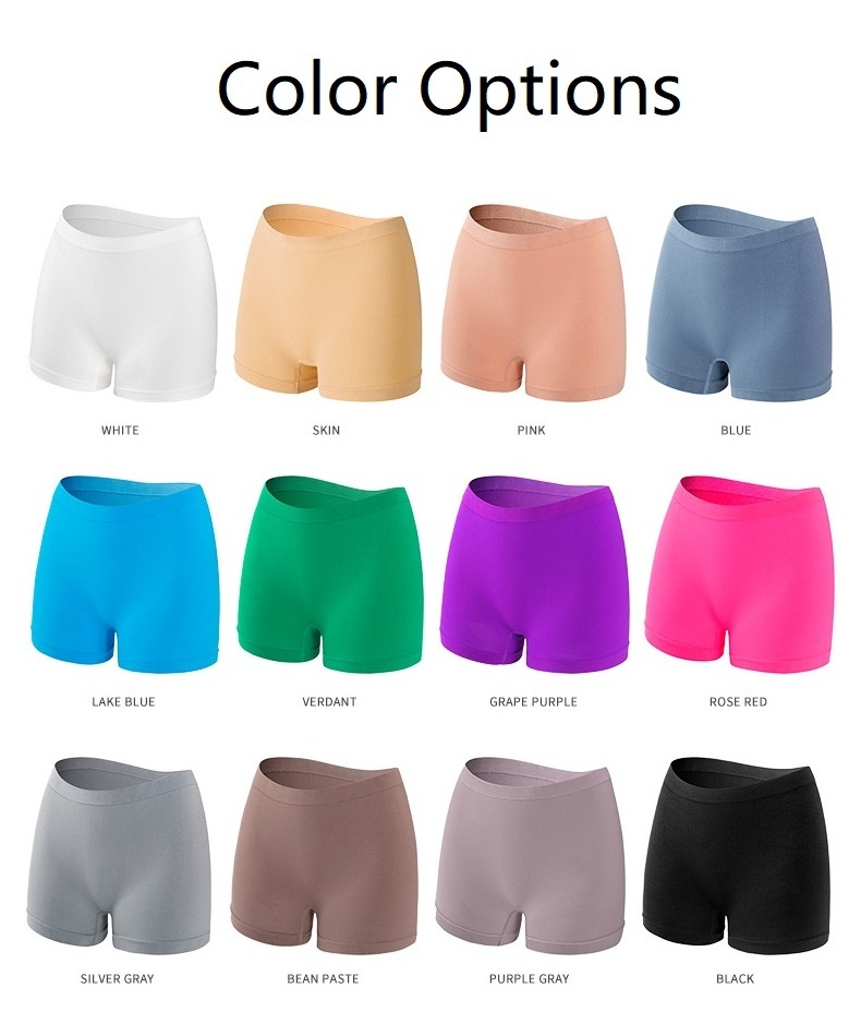 Fashion Women Safety Shorts Invisible Seamless Boxer Briefs Underwear Boyshort